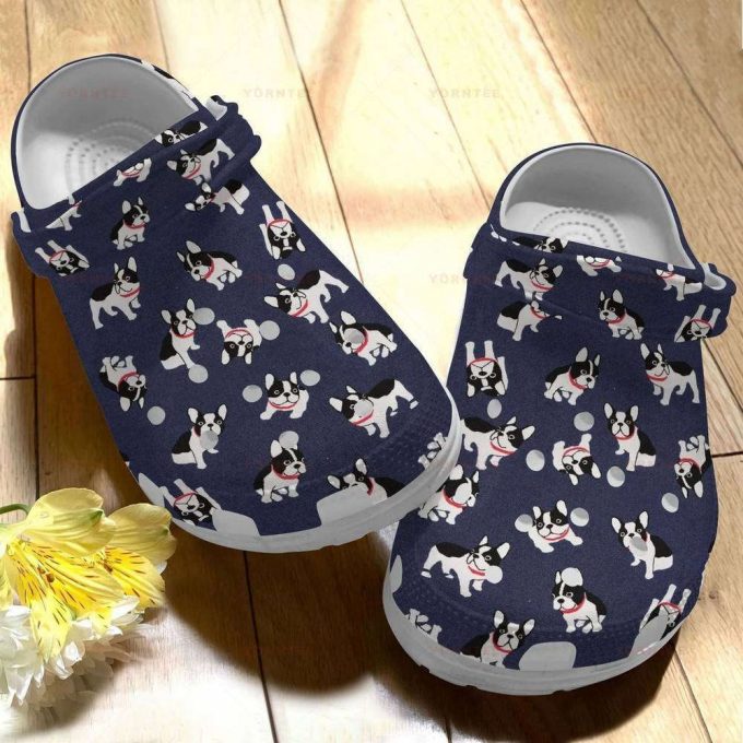 Boston Terrier Lovers Rubber Clog Unisex Clogs Shoes