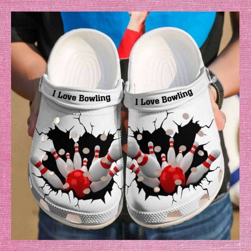 Bowling I Love Rubber Rubber clog Unisex Clogs Shoes