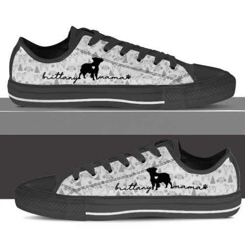 Brittany Spaniel Low Top Shoes Gift for Men Women Sneaker