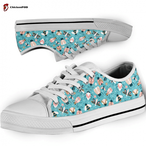 Butterfly Mandala Luxury Low Top Shoes Gift for Men Women