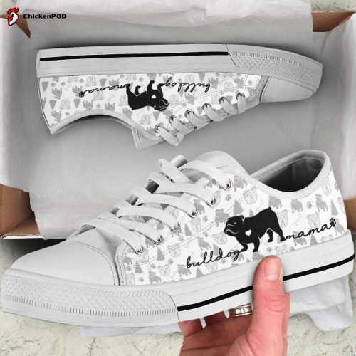 Bulldog Low Top Shoes Gift for Men Women Sneaker