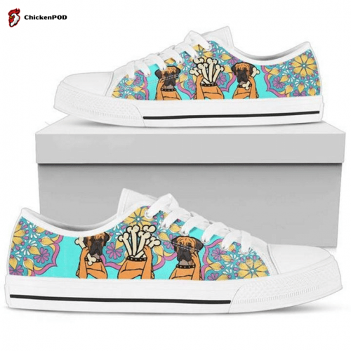 Bulldog Mom Low Top Shoes Gift for Men Women