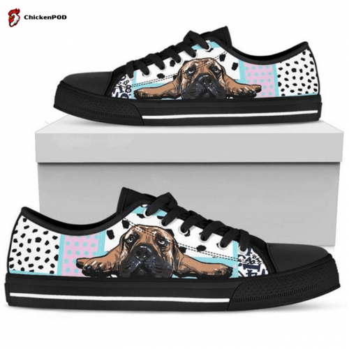 Bullmastiff Low Top Shoes Gift for Men Women