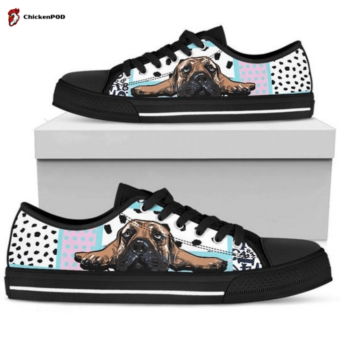 Bullmastiff Low Top Shoes Gift For Men Women