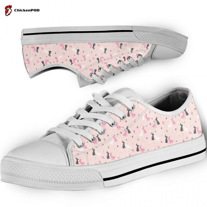 Bunny Lovers Low Top Shoes Gift For Men Women