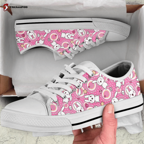 Kawaii Donuts Low Top Shoes Gift for Men Women