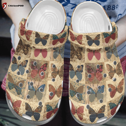 Butterfly Collection Colorful Gift For Lover Rubber clog Unisex Clogs Shoes