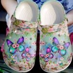 Butterfly Couple Unisex Clogs Clog Shoes