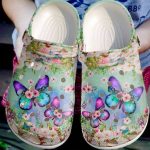 Butterfly Flower Rubber clog Unisex Clogs Shoes