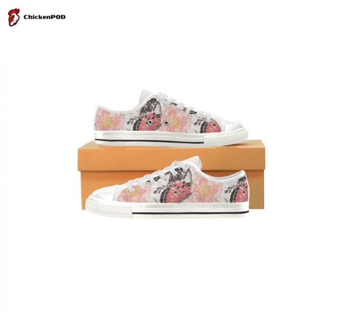 Butterfly Low Top Shoes Gift For Men Women Sneaker