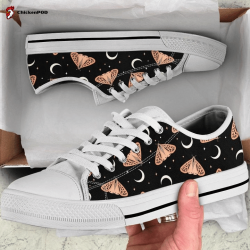 Butterfly Pattern, Boho Pattern Low Top Shoes Gift for Men Women Sneaker