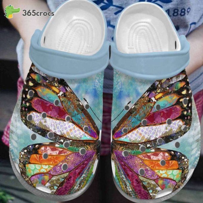 Butterfly Watercolor Patterns Gift For Mother’s Day Unisex Clogs Clog Shoes