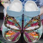 Butterfly Watercolor Patterns Gift For Mother’s Day Unisex Clogs Clog Shoes