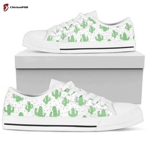 Cactus Low Top Shoes Gift for Men Women Sneaker