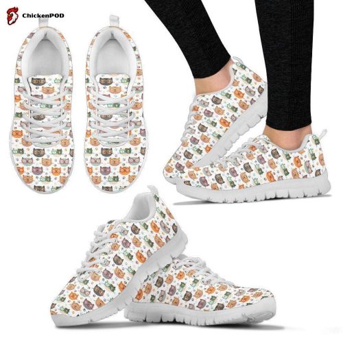 Cat Low Top Women Sneakers