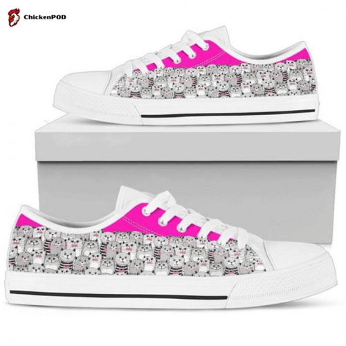 Cheerleading Traditional Low Top Shoes Gift for Men Women