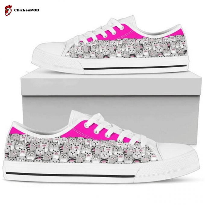 Cat’S Women Low Top Shoes Gift For Men Women