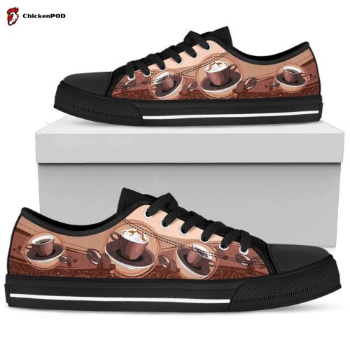 Coffee Women’s Low Top Shoes