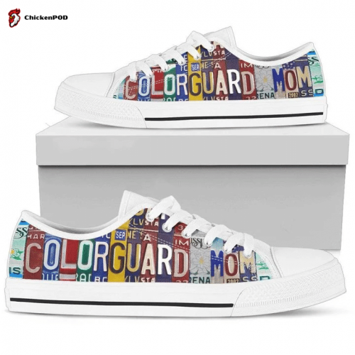 Color Guard Mom Low Top Shoes Gift for Men Women Sneaker