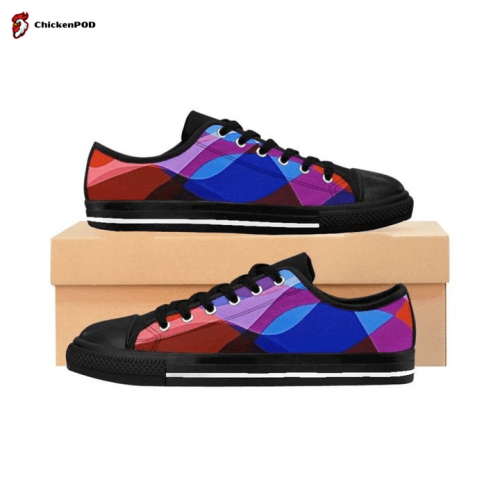 Colorful Abstract Tennis Shoes Aesthetics Low Top Shoes Gift for Men Women