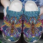 Colorful Bee 12 Gift For Lover Rubber clog Unisex Clogs Shoes