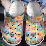 Colorful Coffee Cups Gift For Lover Rubber clog Unisex Clogs Shoes