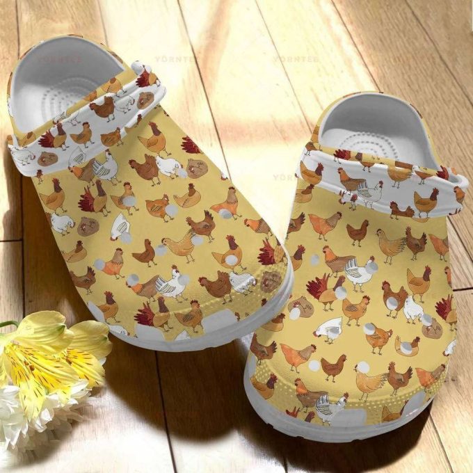 Colors Little Chickens Gift For Lover Rubber Clog Unisex Clogs Shoes