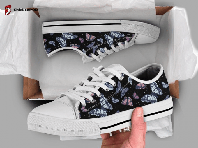 Cool Butterfly Owls Low Top Shoes Gift For Men Women