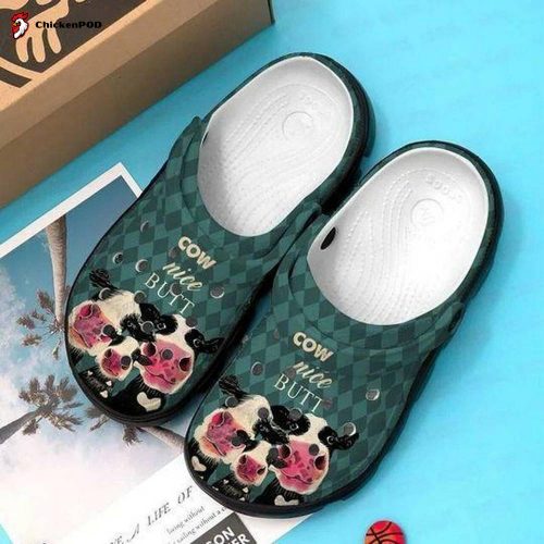 Couple Cute Cows Nice Butt Gift For Lover Rubber clog Unisex Clogs Shoes