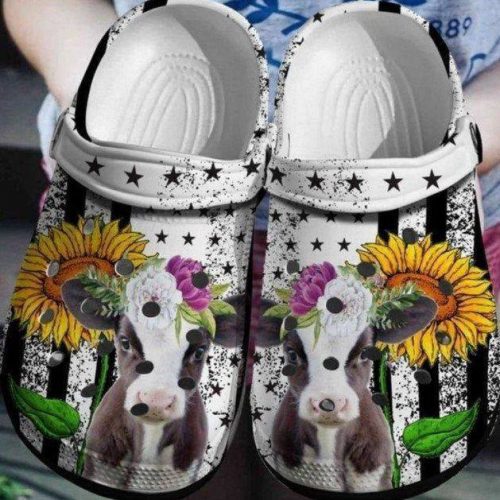 Cow Flowers Rubber clog Unisex Clogs Shoes