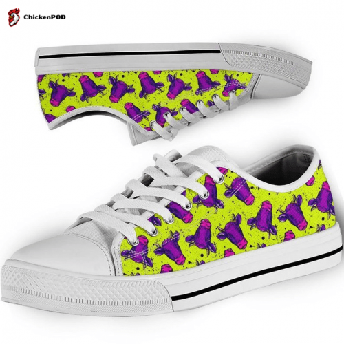 Cow Lovers Pattern Low Top Shoes Gift for Men Women