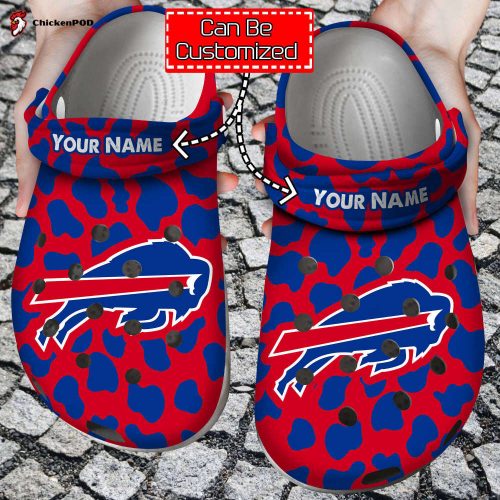 Custom Team Logo Name Football Cow Animal Print New Style Clog Unisex Clogs Shoes