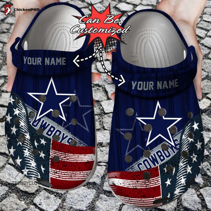 Custom Us Flag Dcowboys New Clog Unisex Clogs Shoes