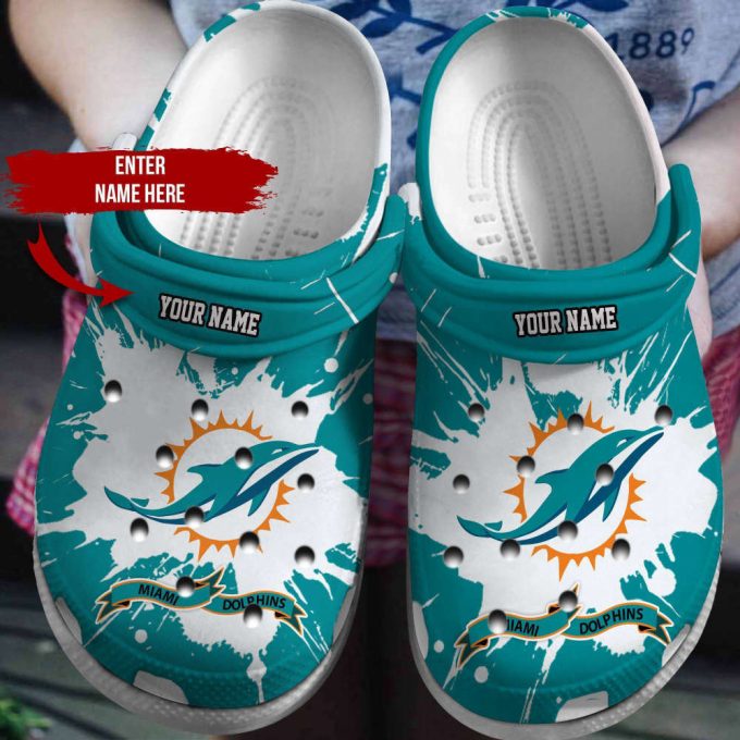 Customized Dolphins Unisex Clogs