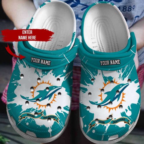 Customized Dolphins Unisex Clogs Clog Shoes