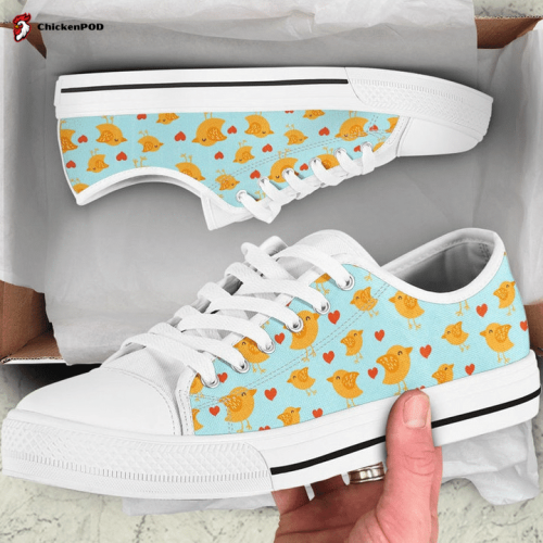 Cute Chicken Low Top Shoes Gift for Men Women