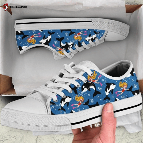 Cute Duck Pattern Low Top Shoes Gift for Men Women