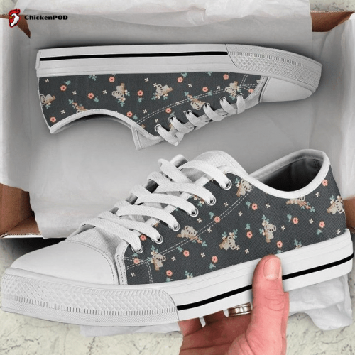 Cute Narwhals Low Top Shoes Gift for Men Women