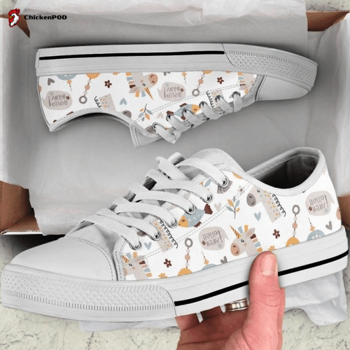 Cute Pattern Low Top Shoes Gift for Men Women