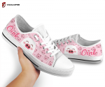 Cute Piggy Low Top Shoes Gift for Men Women Sneaker