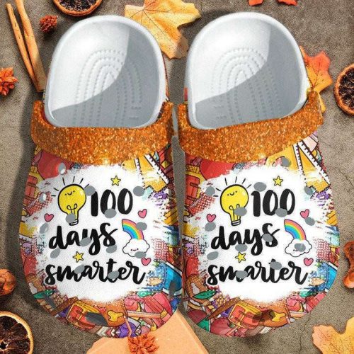 Cute Rainbow Days Smarter Smarter Shoes Unisex Clogs Crocbland Clog Gift For Teacher Student School