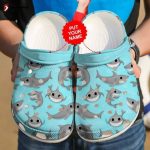 Cute Sharks Pattern Unisex Clogs Clog Shoes Shark Unisex Clogs