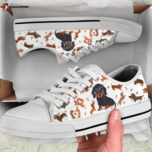 Dachshund Low Top Shoes Gift for Men Women Sneaker