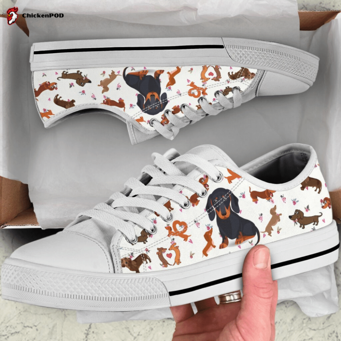 Dachshund Low Top Shoes Gift For Men Women Sneaker