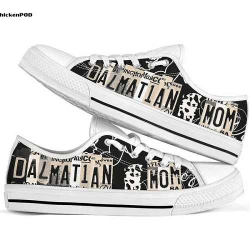 Dalmatian Mom Low Top Shoes Gift for Men Women