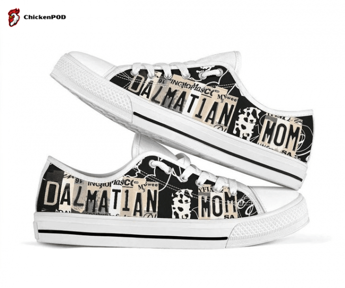 Dalmatian Mom Low Top Shoes Gift For Men Women