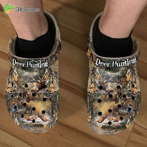 Deer Hunting Camouflage Huntings Deer Lover Hunting Lover Unisex Clogs Clog Shoes