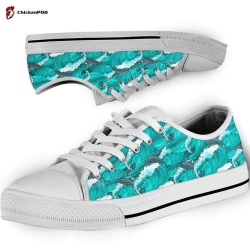 Dolphins Low Top Shoes Gift for Men Women