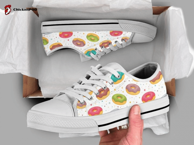 Donut Lover Low Top Shoes Gift For Men Women