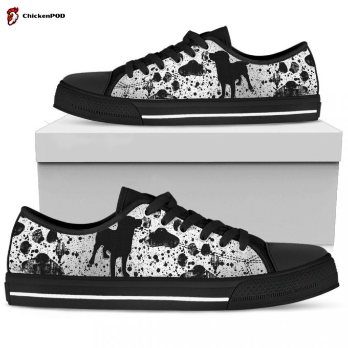 Dreaming Of Dogs Black Low Top Sneaker